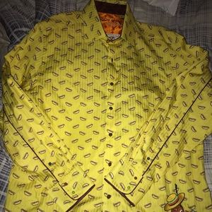 Rare Robert Graham Bobs Dog shirt. Retail $398